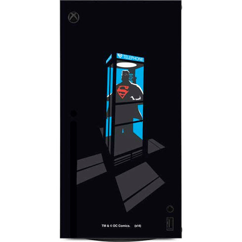 DC Comics Superman Phone booth XBox Series X Digital Edition Console Skin